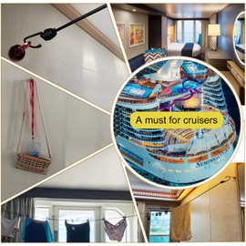 RINGSUN Magnetic Hooks, 8-Pack Strong Magnetic Hook Cruise Heavy Duty, Neodymium Magnets with Hooks Hanging for Fridge Home Office Kitchen