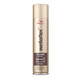Wellaflex Power Hold Haarlack für Frauen | Bis zu 48 Std. ultra starker Halt | Für natürliches, flexibles Styling | Sanft zur Kopfhaut, dermatologisch getestet | Vegane Formel | Haltegrad 5 | 250ml