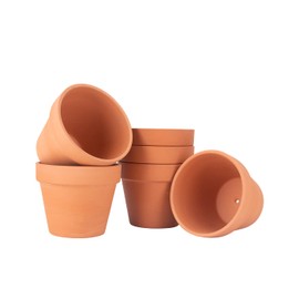 [26 Pack] 4" Planter Nursery Pots Terracotta Pot Clay Pots Clay Ceramic Pottery Pots Cactus Pots Flower Pots Succulent Pots Nursery Pots Garden Pots Terra Cotta Pots Plants Pots (26)