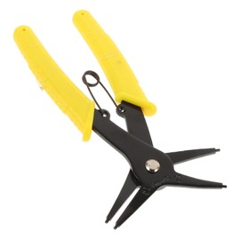 BUGUUYO Circlip Pliers Spring Loaded for Internal and External Use Heavy Duty Dual-function Automotive Repair Tools Includes Convenient Storage Bag for Easy Organization and Transport