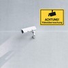 Achtung Videoüberwachung Sign (30 x 20 cm Plastic) - Warning