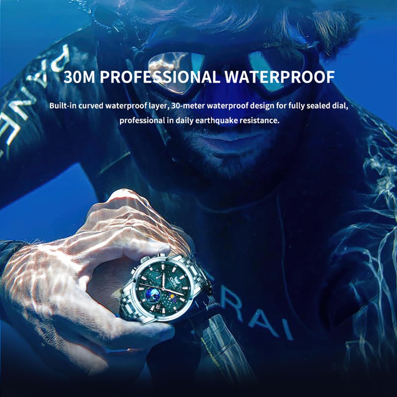 Basfur Watch Bas-Mon-Ho-022-01, Green, Modern