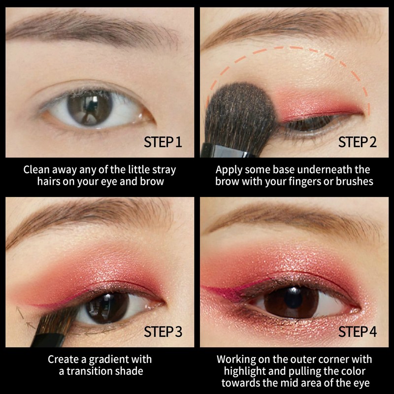 FV Eyeshadow Palette, Ultra-Blendable, Velvet Texture, 9 Rich Colours with