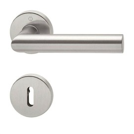 Hoppe Amsterdam F69 E1400Z/42KV/42KVS Stainless Steel Rosette Fitting Oval Bit