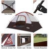 Camping Tent 2 Person, Waterproof Windproof Tent with Rainfly Easy
