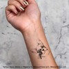 4 x 'Cute French Bulldog Puppy' Temporary Tattoos - Water