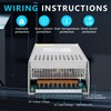 NUOWEIDE 24V 50A 1200W Power Supply Transformer, 110V AC to