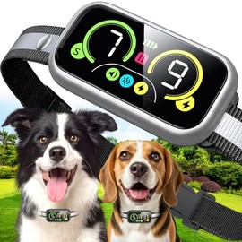 Bark Collar, Bark Collar for Large Dog, Bark Collar for Medium Dogs, Bark Collar for Small Dogs 5-15lbs, Barking Collar Silver-226