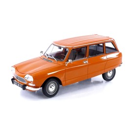 Norev NV181674 1:18 Citroen Ami 8 Break 1975-Tenere Orange Collectable Model, Multi