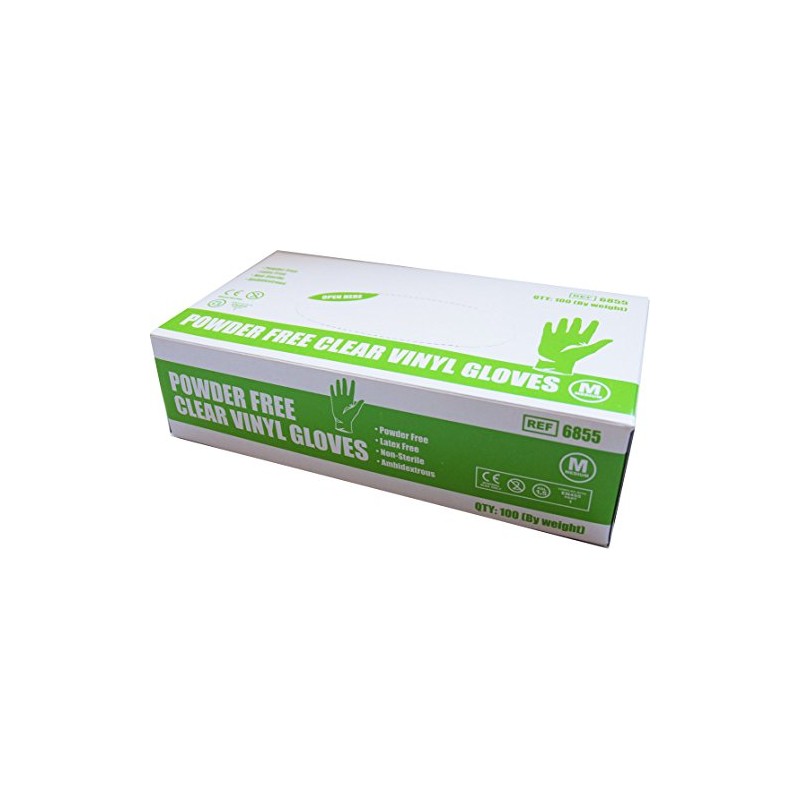 Safecare Disposable Vinyl Gloves - Non Sterile - Powder Free