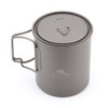 TOAKS Outdoor Camping Titanium Cup and Titanium Pot (A 750