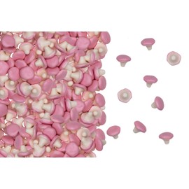 Fruit Gum Foam Mushrooms, Strawberry, Gluten Free, Lactose Free, 500g Bag