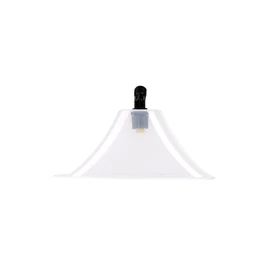 Aimela Drift Guard with Flat Sprayer Nozzle,Prevents Drift of Fine Droplets,for Use with Backpack Sprayer (Small Drift Guard) Crystal Clear