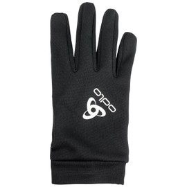 Odlo Unisex Gloves with E-Tip Stretch Fleece Liner Eco, Black, L