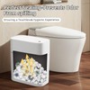 JUDRDO 3.5 Gal Slim Touchless Bathroom Trash Can, Automatic Diaper