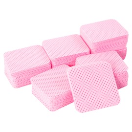 Qufiiry Pack of 300 Lint-Free Nail Wipes, Nail Polish Remover Pads, Lint-Free Nail Cotton Pads, Nail Wipes for Cleaner, Gel Nails, Nail Polish Remover, Cotton Pads, Nail Wipes Pads (Pink)