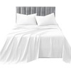 R&Z Egyptian 100% Cotton 200 Thread Count Flat Bed Sheet