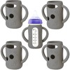 4 Pcs Silicone Sleeves for Old Style Lansinoh Anti-Colic Glass
