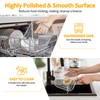 TeamFar Square Air Fryer Rack, 7.72" Stainless Steel Stackable Air