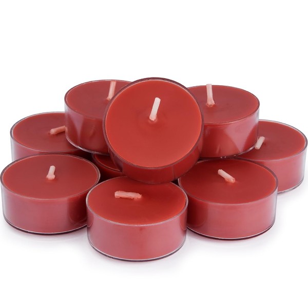 DEYBBY Natural Scented Soy Wax Tealight Candles Bulk, Romantic Rose