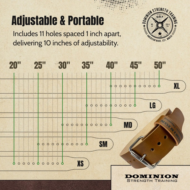 Dominion Strength Training Hand-Dyed Walnut 3 Inch Single Ply Belts