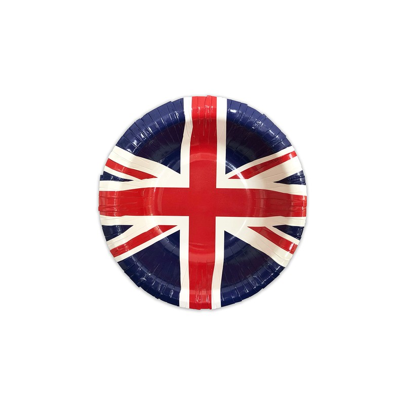 Robelli 24 x Union Jack King's Coronation Disposable Paper/Card Bowls