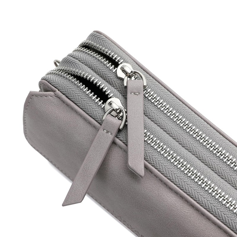 Lanyani RFID Crossbody Wallet Wristlet Purse with Phone Pocket For