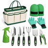 Garden Tool Set with Storage Bag for Plant Care –