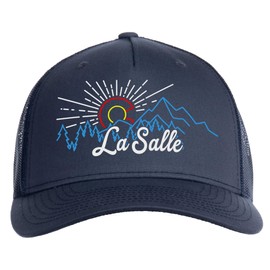 Ann Arbor T-shirt Co. La Salle, CO Cap | Colorado Rocky Mountain West Hiking, Camping Baseball Hat for Men Women