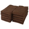 GamachaTowel All 22 Colors Face Towels [Cacao 10-Piece Set] for