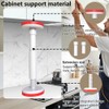 Adjustable Support Pole Small for Cabinets/Furniture - 440lb White Telescopic