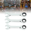 3Pcs Ratchet Wrench 72 Tooth 13mm 14mm 15mm Tool Steel