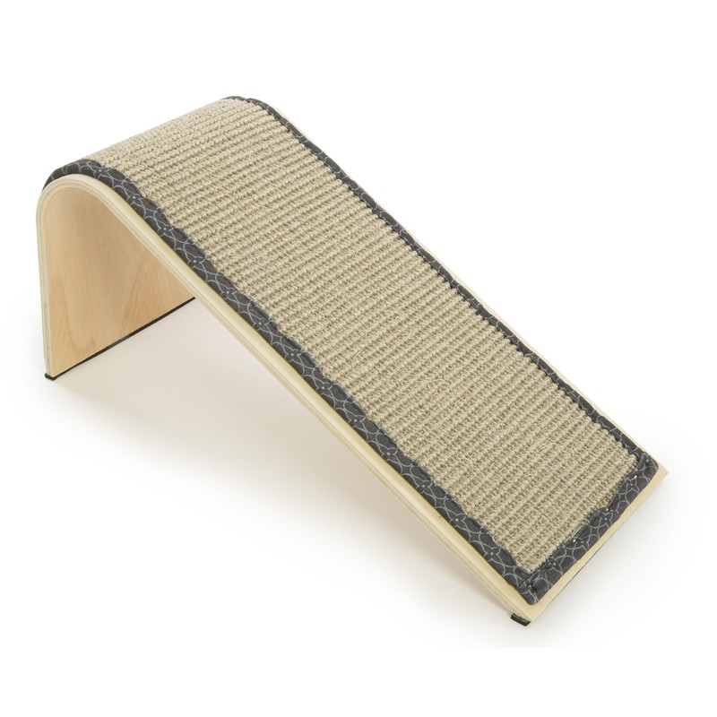 SmartyKat Sisal Angle Ramp Cat Scratcher, Natural Woven Sisal Surface