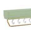 Bathroom Shelf Drill Free Alumimum Strong Load Bearing Wall Mounted
