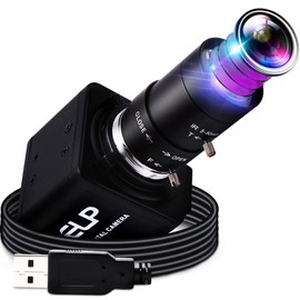 G 4K Varifocal Usb Camera 10x Optical Zoom Webcam, 5-50mm Vari-focus Web Cam 4K Ultra HD 2160P USB Web Camera,Zoom Cam with IMX317 Sensor,Varifocal Usb Zoom Webcam for Mac/Window/Linux/Raspberry Pi