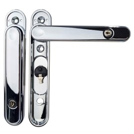 Truly PVC Limited greenteQ Clearline CentreFold Intermediate Bifold Patio Door Handle (Single) - Chrome (Polished)