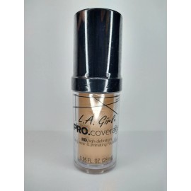 L.A. LA Girl PRO coverage HD Illuminating Long Wear Foundation GLM645 Nude Beige
