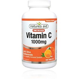 Natures Aid Natures Aid Vitamin C 1000mg Time Release with Citrus Bioflavonoids 180 Tabs 2PK
