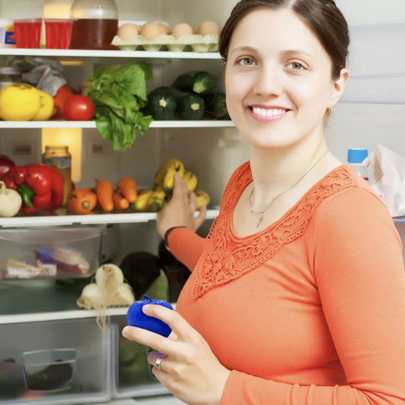 Bluapple Produce Saver 2-Pack - Ethylene Gas Absorber, Keeps Fruits