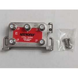 Antronix CMC4004U 4-Way Vertical Splitter, 1.218 GHz High Performance for Coax Cable TV & Internet Optimized MoCA 2.0 Performance (2)