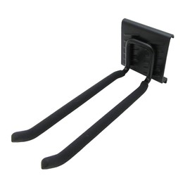 Wake Sangyo WW-012 Wild Rail Hook, W Hook, Black, Hardware, Screws, Outdoor, Indoor, Pack of 1