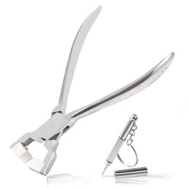 LEONTOOL Eyeglasses Nose Pad Adjusting Pliers 6 Inches Eyeglasses Frame Pliers Eye Glasses Repair Assembling & Ajusting Tools Optical Optician Tool with Eyeglass Repair Screwdriver