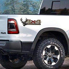 4x4 Camouflage Archery Hunting Whitetail Deer Truck Decal Set Twisted Timber Off Road