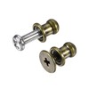 sourcing map 5mm Head Dia. Round Knobs Pull Handle, 24pcs