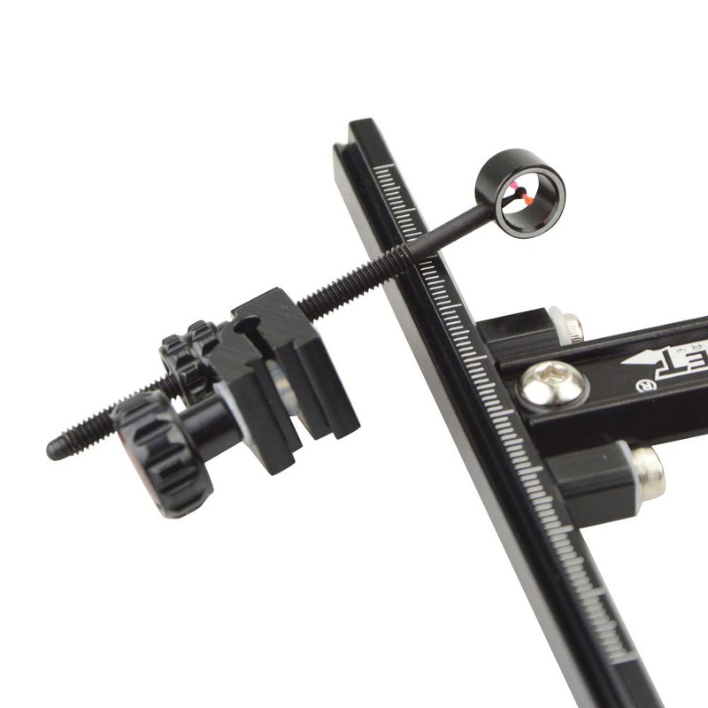 ZSHJGJR Recurve Bow Sight Aluminum Alloy Single Pin Sight Archery
