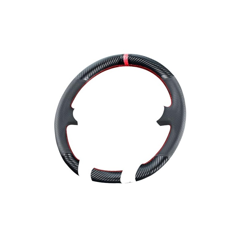 Kivnto DIY Sew Carbon Fiber Steering Wheel Covers for Toyota