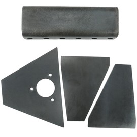 Vertical Channel Weld On Tongue Adapter for Trailer A-Frames - Up to 20,000 lbs GTW, Part # SH-410-C