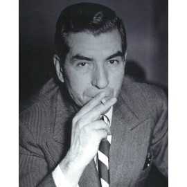 LUCKY LUCIANO 8X10 PHOTO MAFIA ORGANIZED CRIME MOBSTER MOB PICTURE SMOKING
