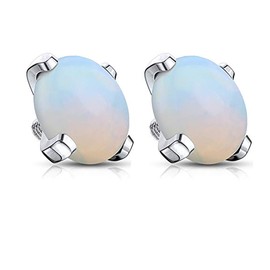 Forbidden Body Jewelry 14g Surgical Steel 5mm Synthetic Stone Dermal Top for Internally Threaded Anchor, Metal