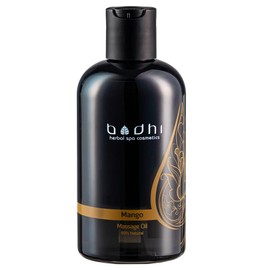 Bodhi® Mango Massage Oil 250 ml - Organic Quality, for Refreshing Massage with Coconut and Rice Oil, Vegan & Natural